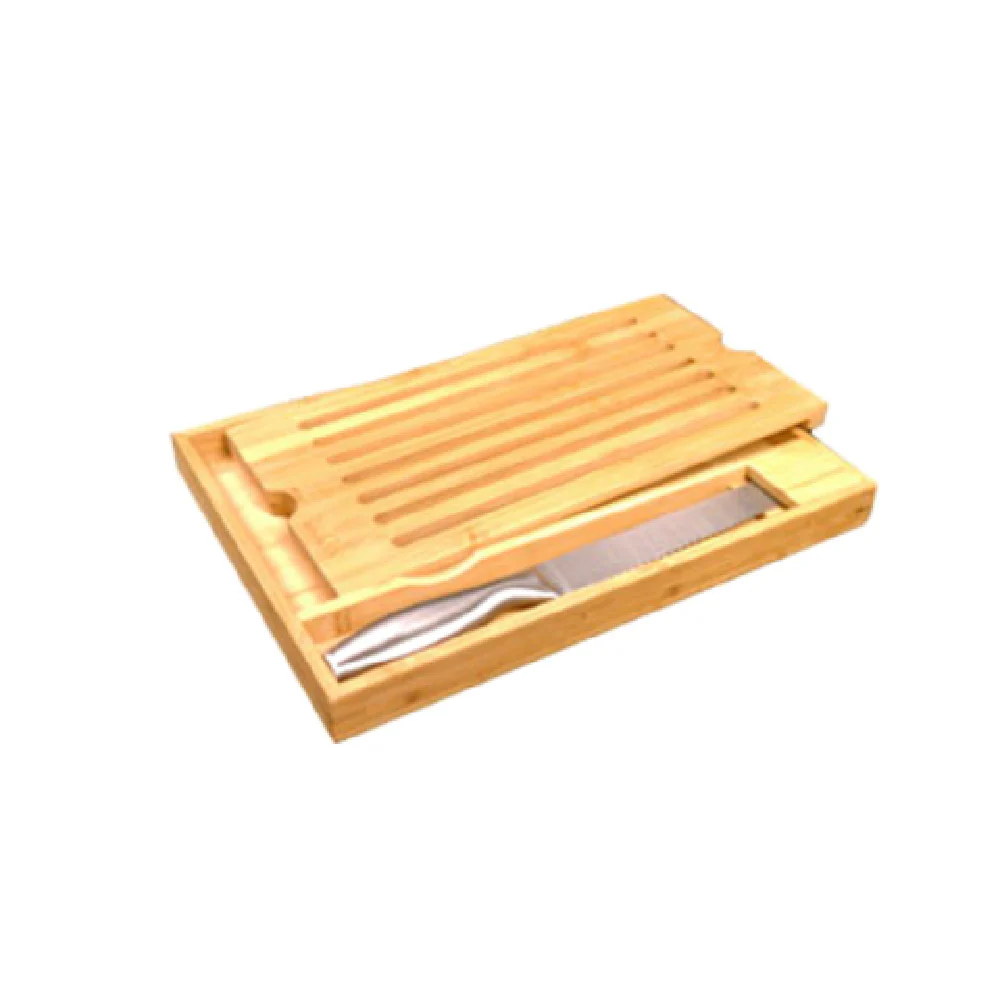 Town 34270/DZ 15 Inch Bamboo Cutting Station Includes Knife Dozen