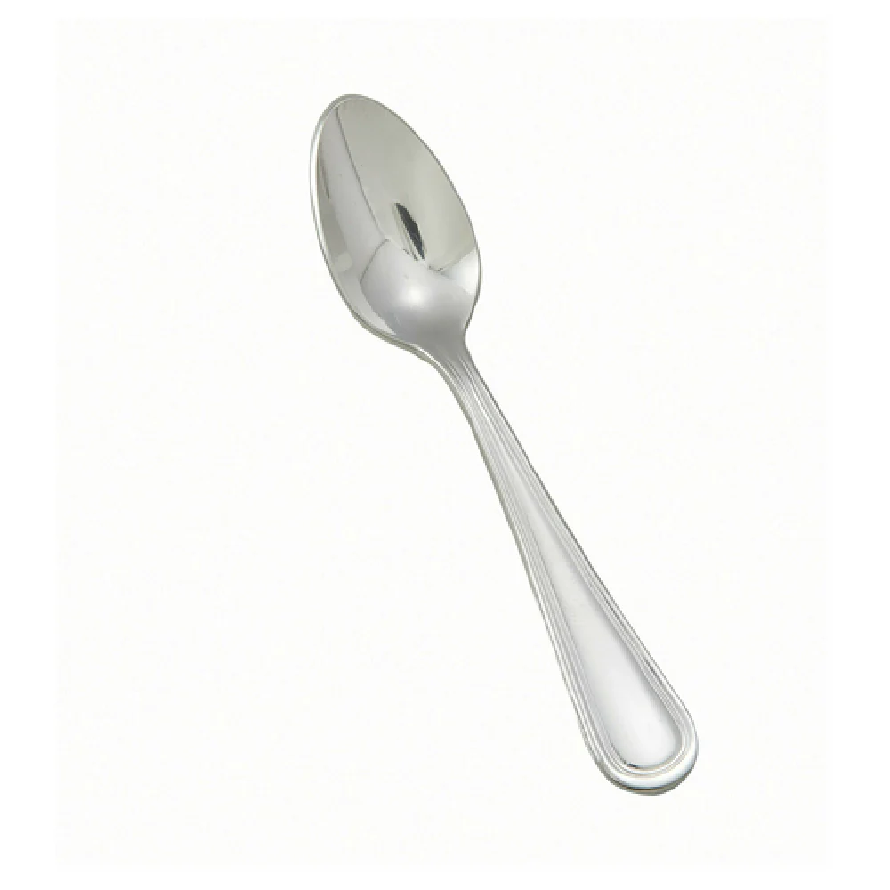 Winco 0021-09 4-1/8 Inch Demitasse Spoon Extra Heavy Gauge Stainless Steel Mirror Finish