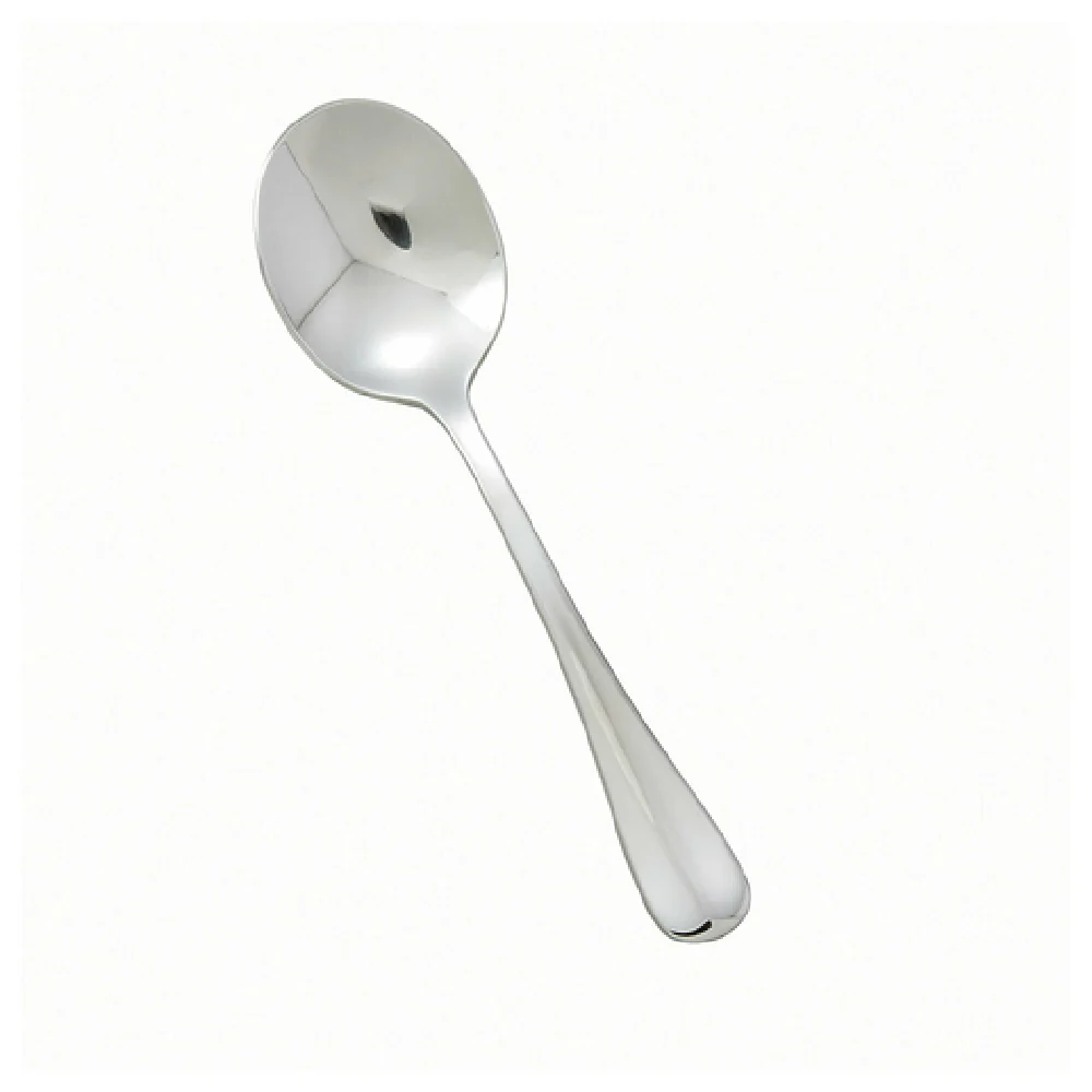 Winco 0034-04 6-15/16 Inch Bouillon Spoon Extra Heavy Weight Mirror Finish 18/8 Stainless Steel Winco 0034-04 6-15/16 Inch Bouillon Spoon Extra Heavy Weight Mirror Finish 18/8 Stainless Steel