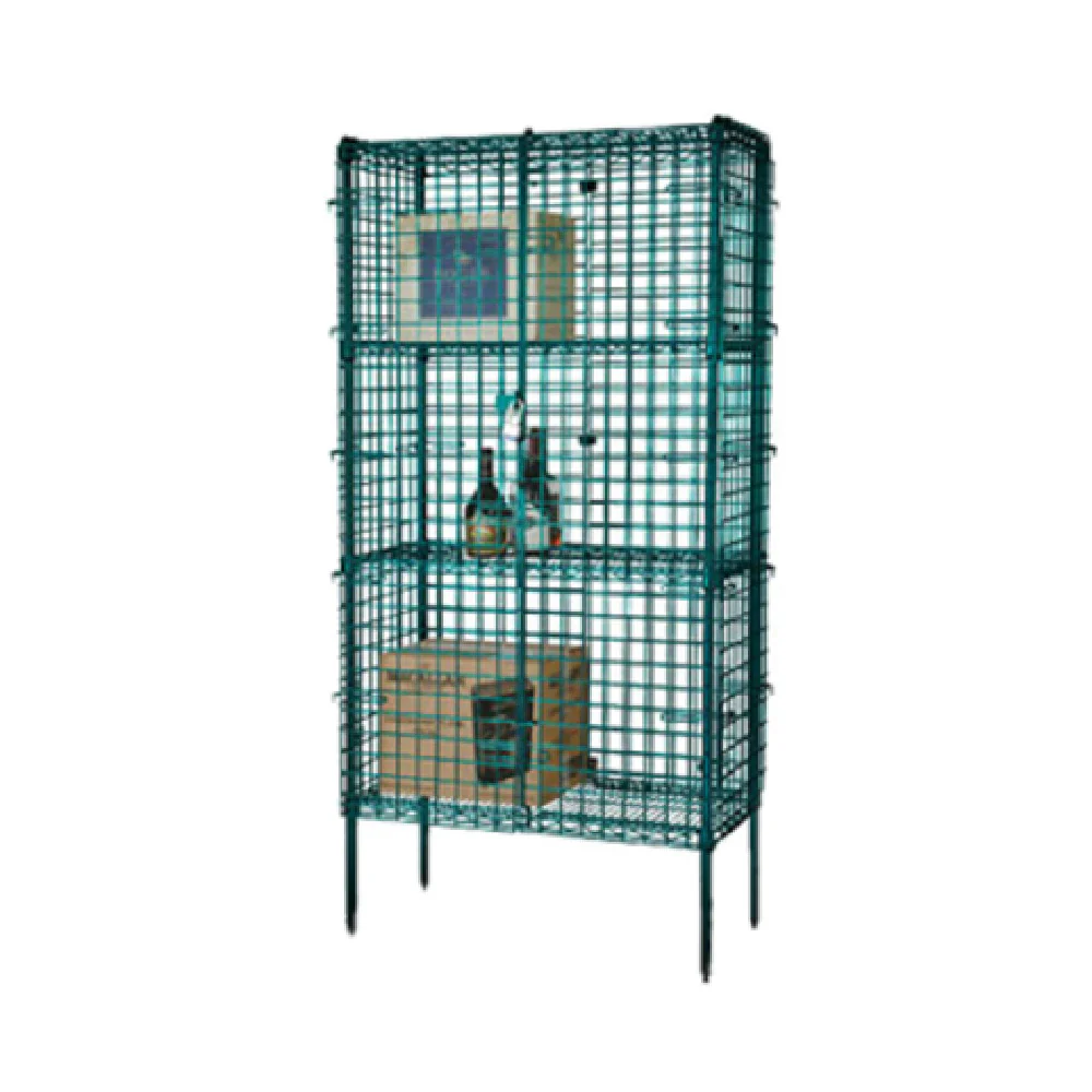 1880 Hospitality FSSEC2436GN 36 Inch Green Epoxy Coated Security Unit with Complete Kit