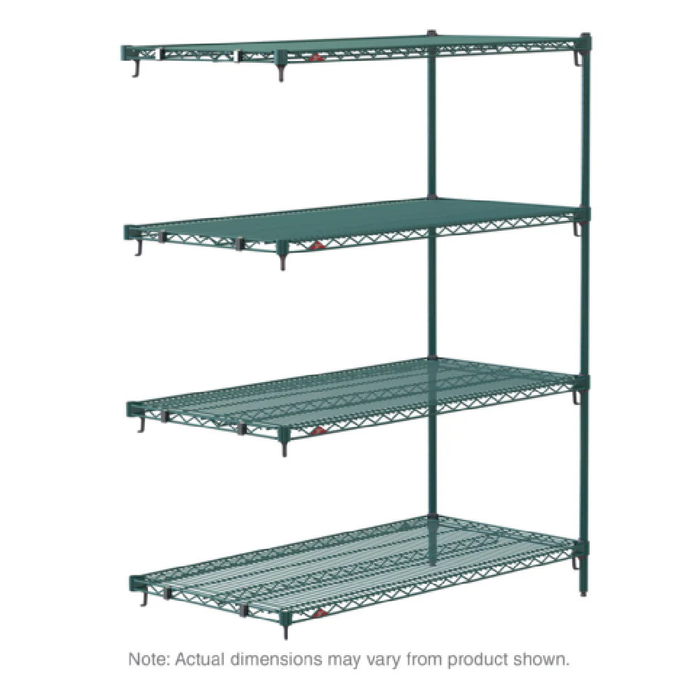 Metro AA446K3 42 Inch Add-On Unit Wire Shelving with Antimicrobial Finish Metro AA446K3 42 Inch Add-On Unit Wire Shelving with Antimicrobial Finish
