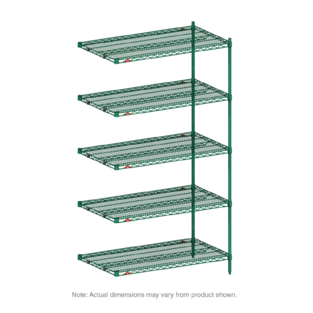 Metro 5AN527K3 30 Inch Wire Shelving Unit with 5 Shelves Antimicrobial Finish Metro 5AN527K3 30 Inch Wire Shelving Unit with 5 Shelves Antimicrobial Finish