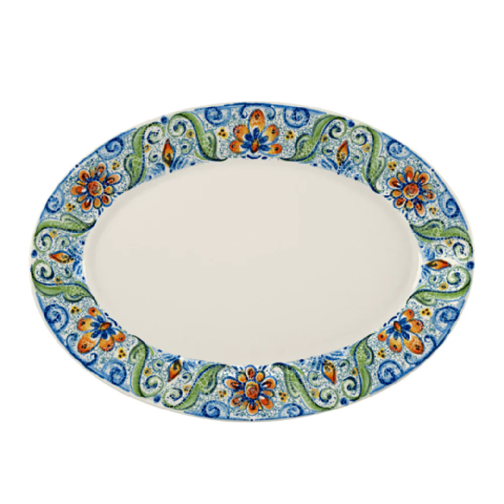 Steelite HL15463909 Rolled Edge Oval Platter 10.5 Steelite HL15463909 Rolled Edge Oval Platter 10.5