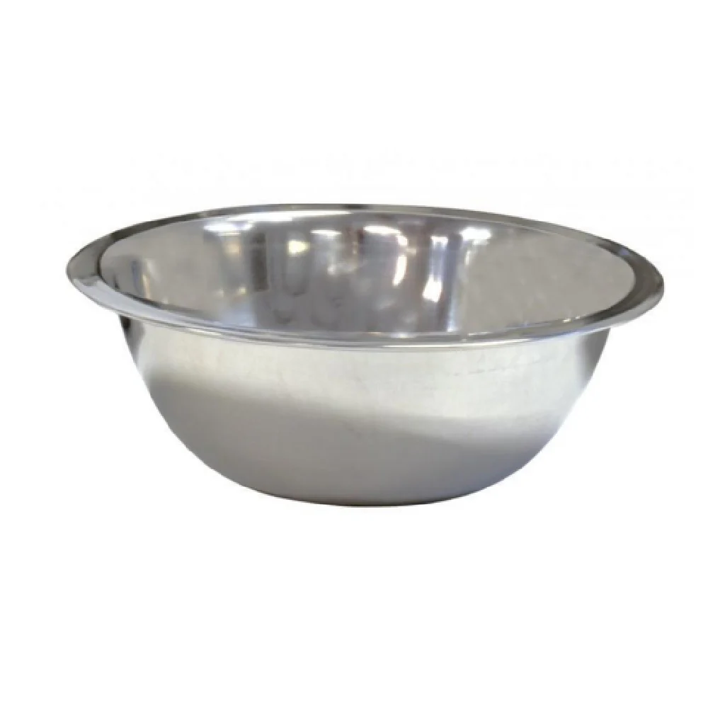 Omcan 44444 5 Quarts Stainless Steel Mixing Bowl 11 Inch Diameter with Flat Bottom