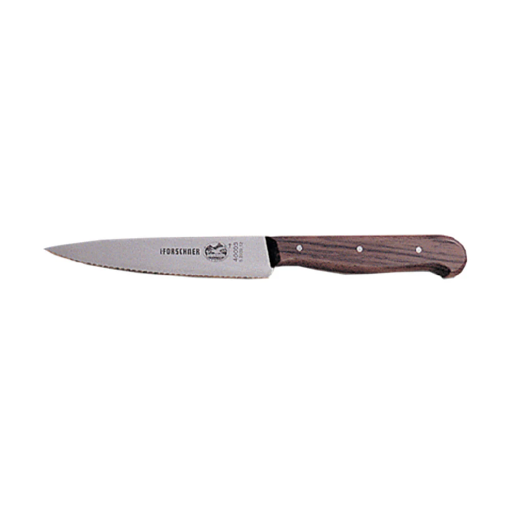 JB Prince V815 W 4-3/4 Inch Wavy Knife Utility High Carbon Stainless Steel Rosewood Handle JB Prince V815 W 4-3/4 Inch Wavy Knife Utility High Carbon Stainless Steel Rosewood Handle