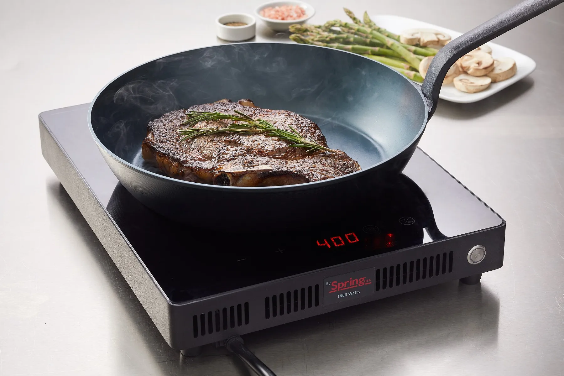 Spring USA 8481-40/20 8-5/8 Inch Blackline Fry Pan with Welded Handle Carbon Steel Spring USA 8481-40/20 8-5/8 Inch Blackline Fry Pan with Welded Handle Carbon Steel