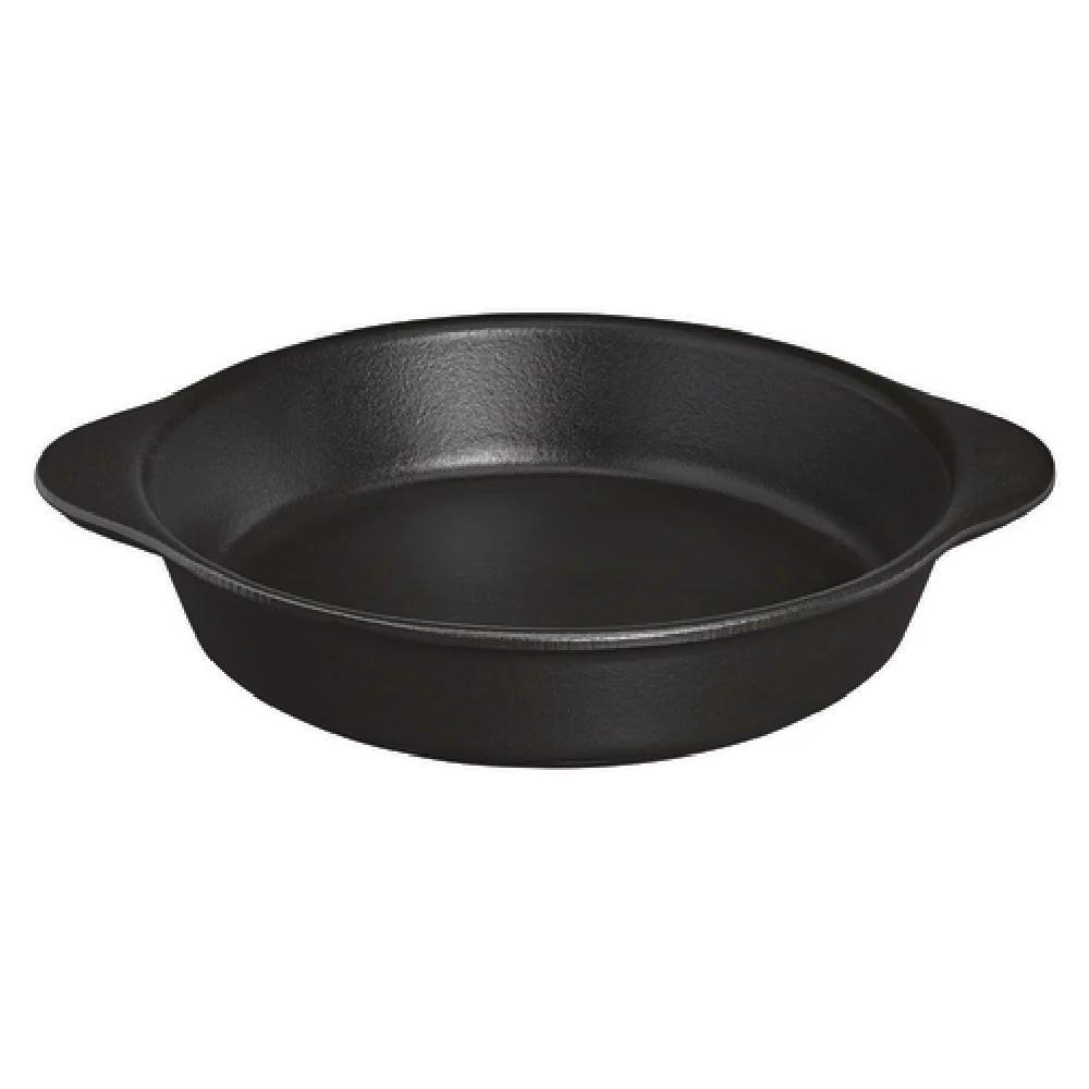 Arc Cardinal FN418 8.66 Inch Round Dish 0.75 Qt Cast Iron with Chasseur Finish