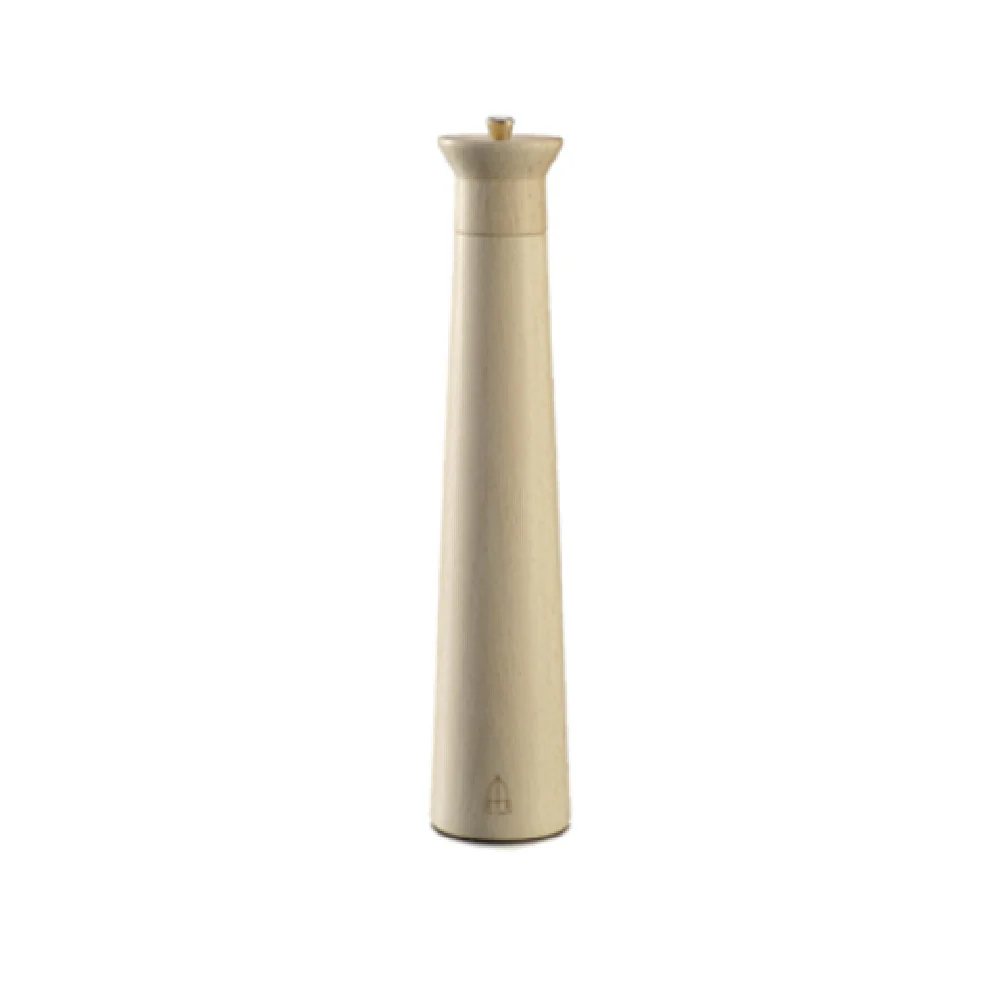 Omcan 43691 30cm Pepper Mill Wood with Steel Mechanism Light Finish