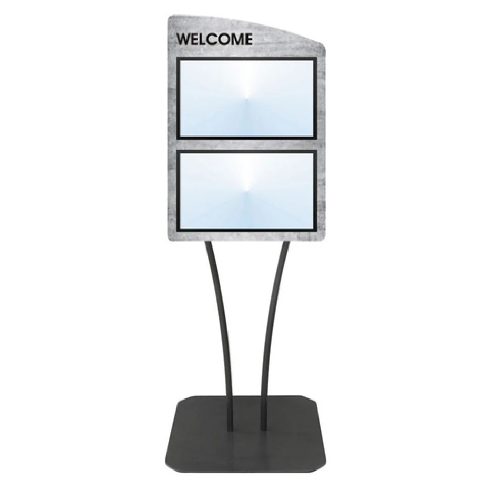 Hubert 26492 Menu Board 2-pocket Floor Stand Hubert 26492 Menu Board 2-pocket Floor Stand
