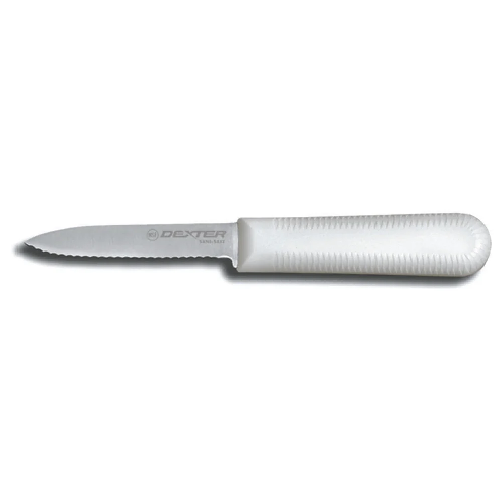 Dexter 15373 3-1/4 Inch Blade 3-1/4 Inch Handle Paring Knife High Carbon Steel White Handle