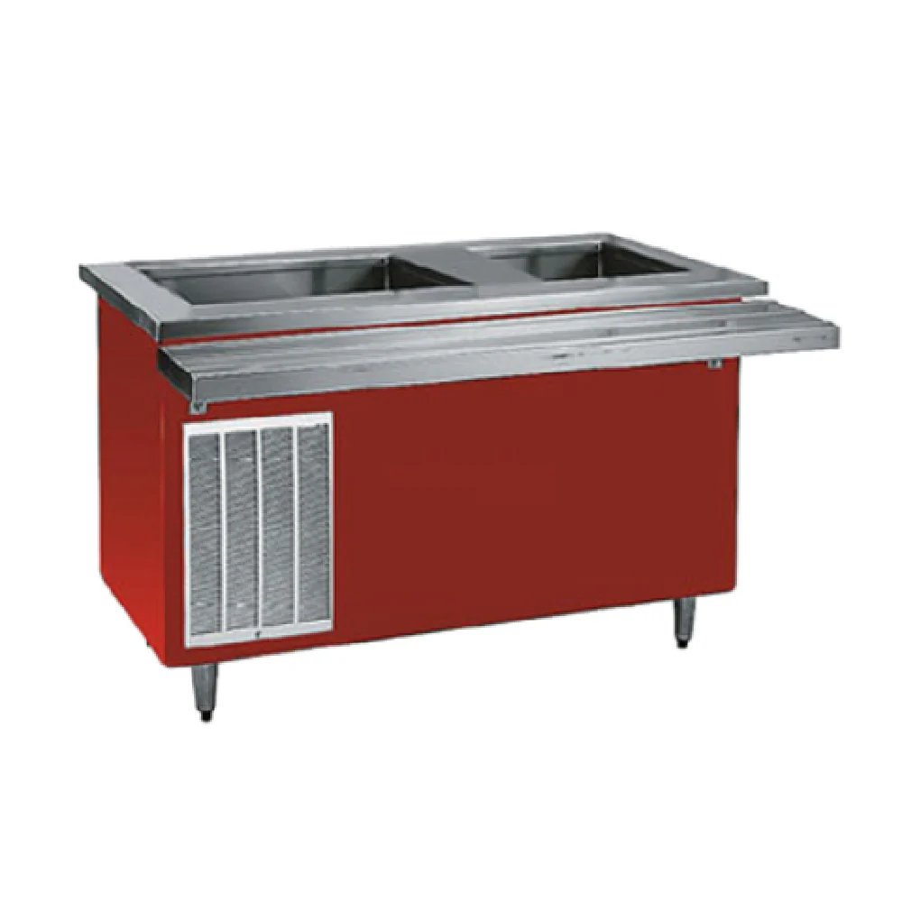 Delfield KHCR-74-BP 74 Inch Hot Cold Serving Counter Stainless Steel Fiberglass Base