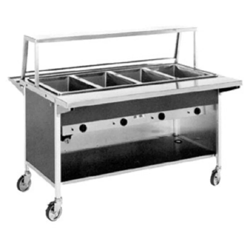 Atlas Metal CAIH-2 36-1/4 Inch Electric Hot Food Serving Counter with Thermostats