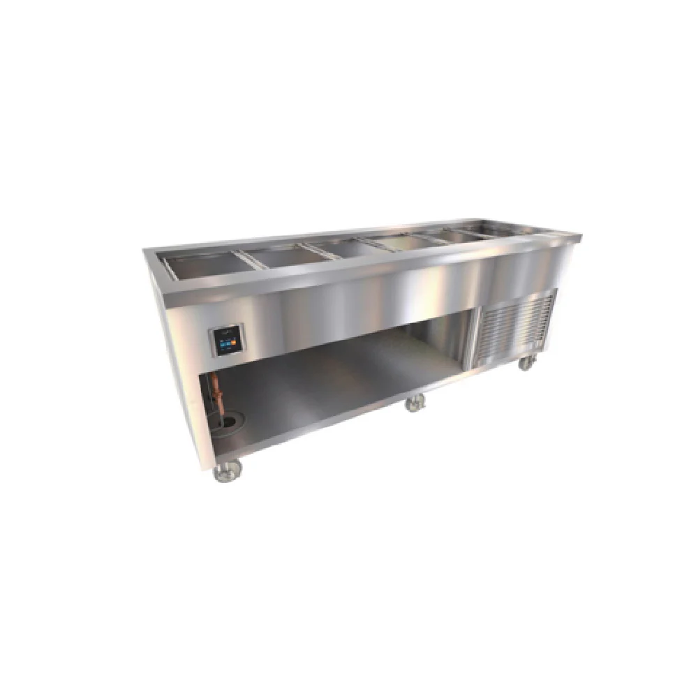 Duke TCM-88PG-N7_217113 88 Inch Mobile Cold Food Unit with 16ga Stainless Steel Top Duke TCM-88PG-N7_217113 88 Inch Mobile Cold Food Unit with 16ga Stainless Steel Top