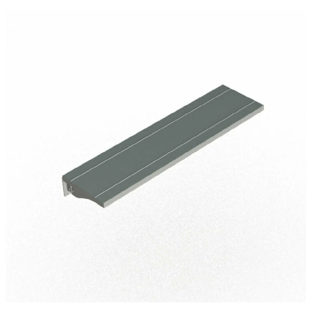 Duke SOLID-FX-32CR-10 32 Inch Tray Slide Cashier's Right Solid Stainless Steel