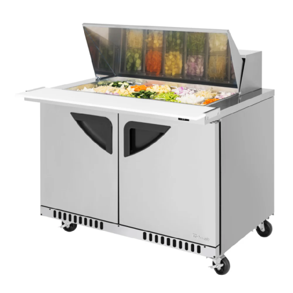 Turbo Air TST-48SD-18-FB-N 48 Inch Super Deluxe Sandwich and Salad Unit with Front Breathing Airflow