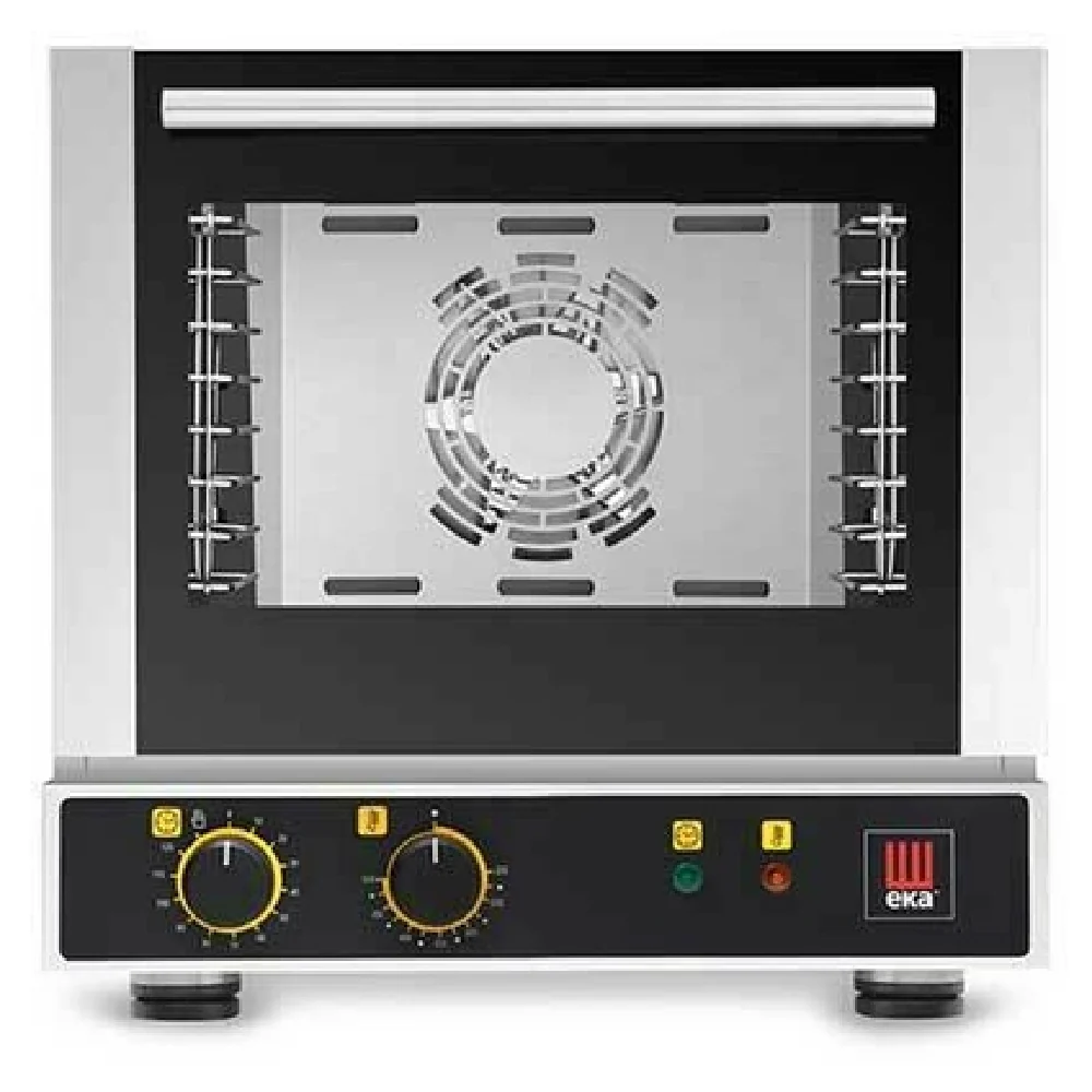 Tecnoeka EKFA 414 S_120 18 Inch Electric Countertop Convection Oven Stainless Steel with 4 Racks