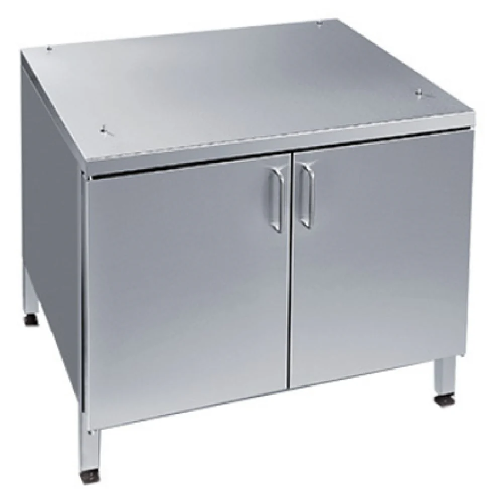 Rational 60.30.348 42 Inch Stainless Steel US IV Stationary Oven Stand with Hinged Doors