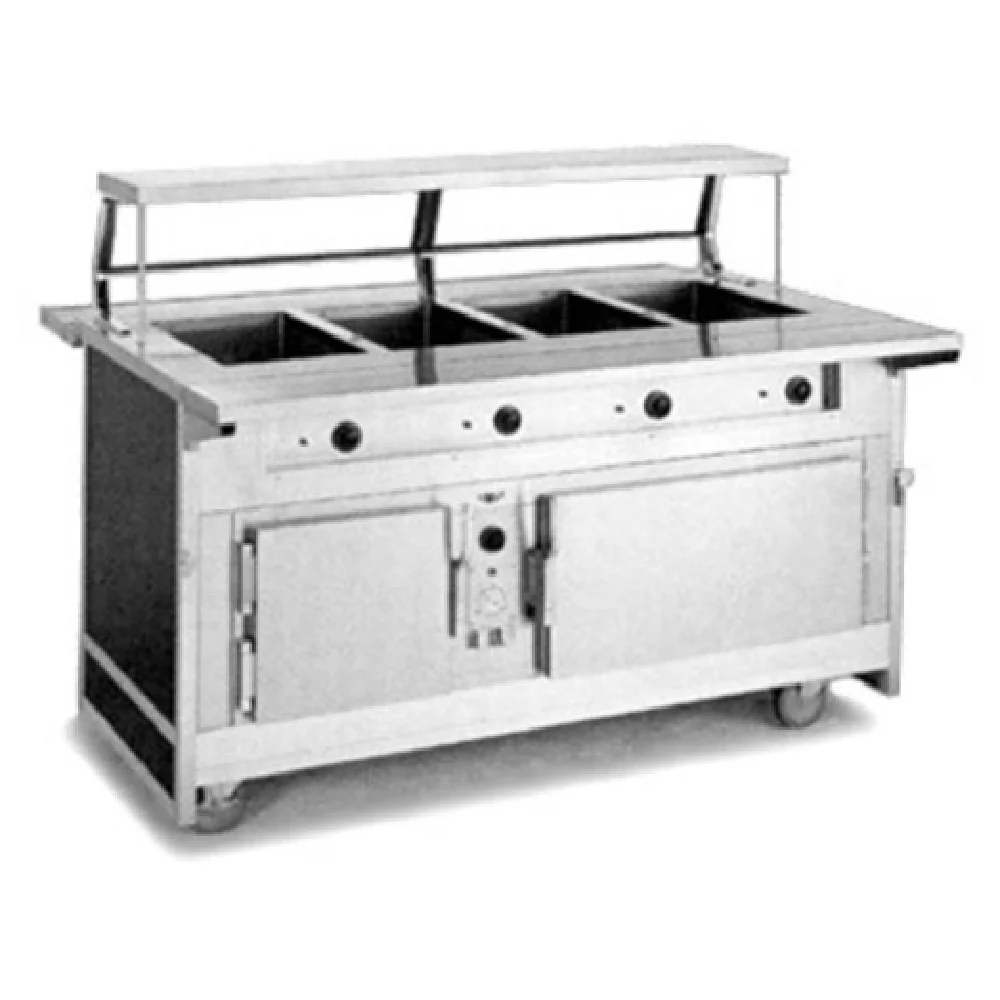 Atlas Metal BLH-3-H 50 Inch Electric Hot Food Serving Counter with 3 Wells