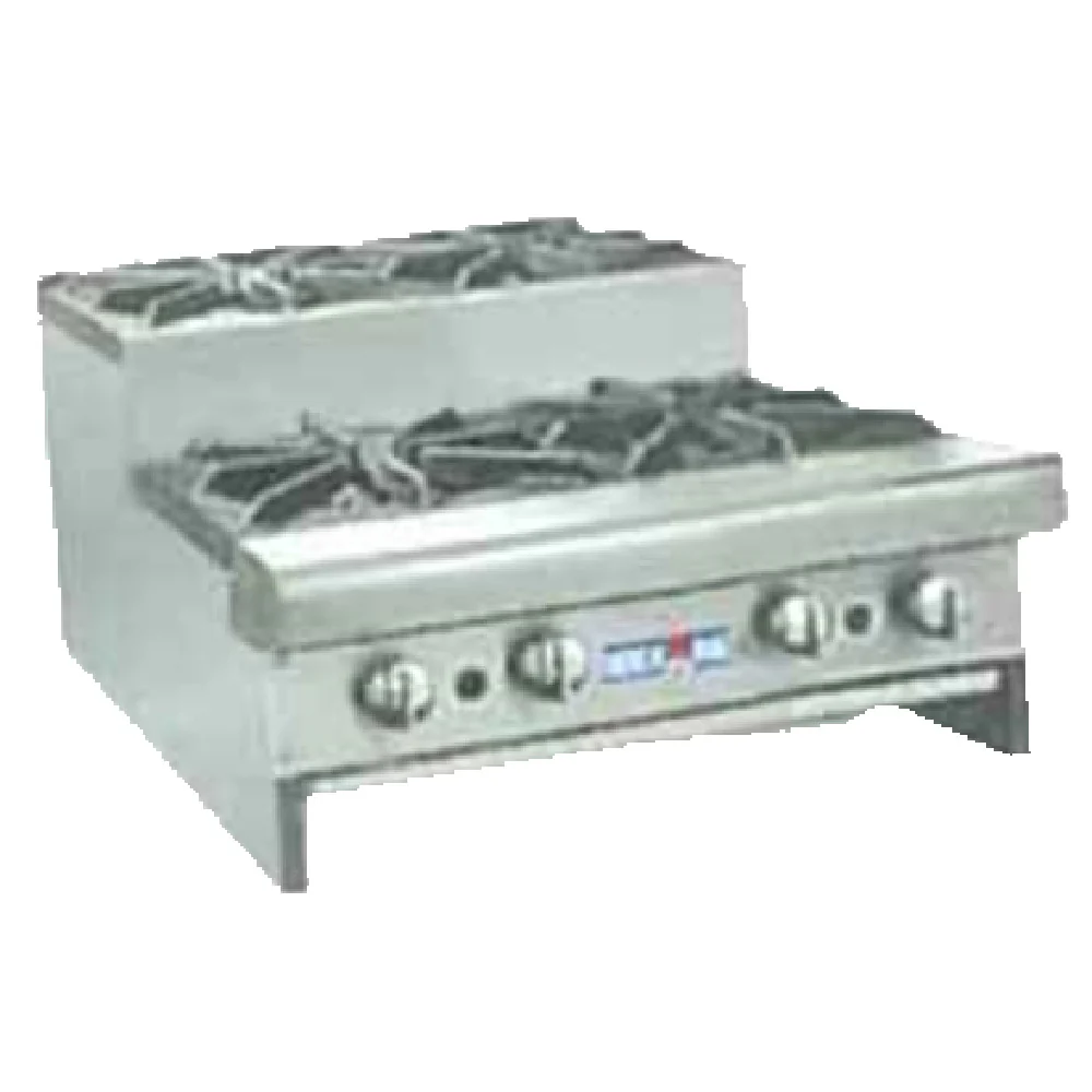 American Range SUHP-24-4 24 Inch Gas Countertop Hotplate with 4 Burners 128000 BTU American Range SUHP-24-4 24 Inch Gas Countertop Hotplate with 4 Burners 128000 BTU
