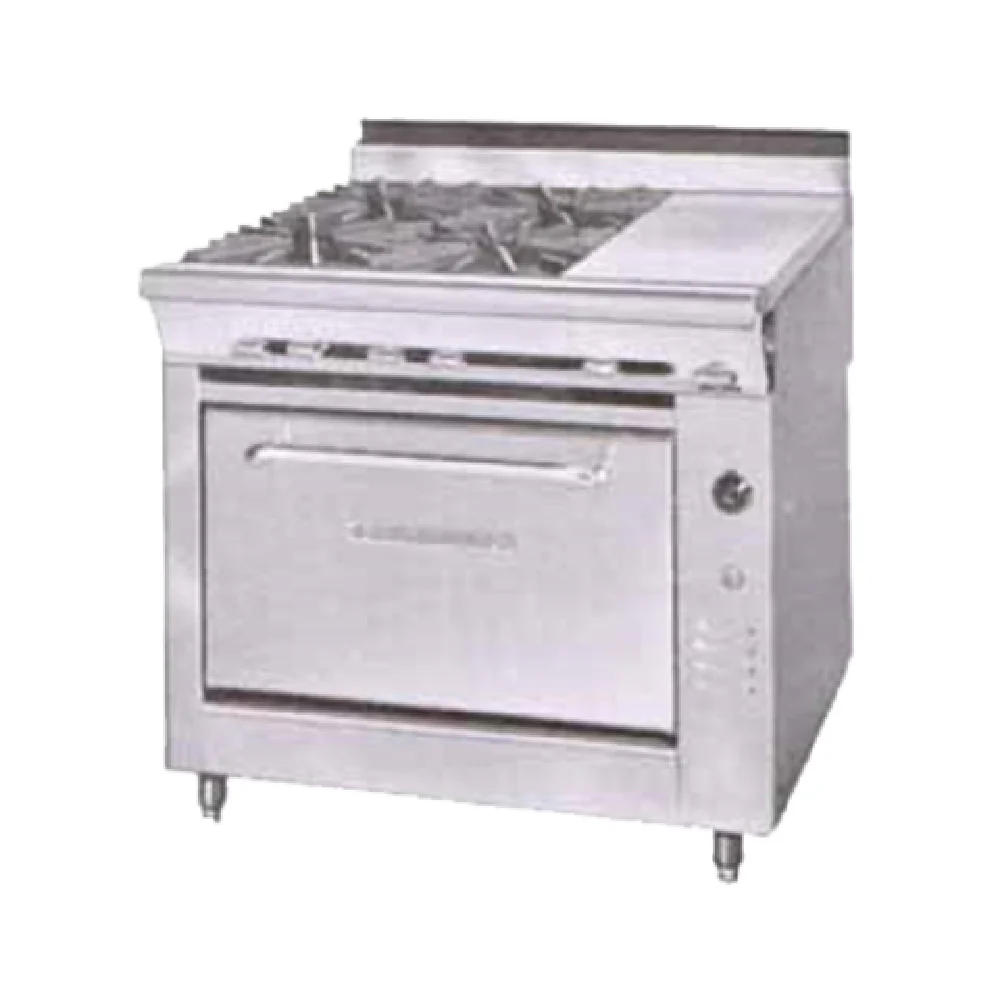 Montague Company C36-2G 36 Inch Gas Heavy Duty Range with 4 Burners 138500 BTU Montague Company C36-2G 36 Inch Gas Heavy Duty Range with 4 Burners 138500 BTU
