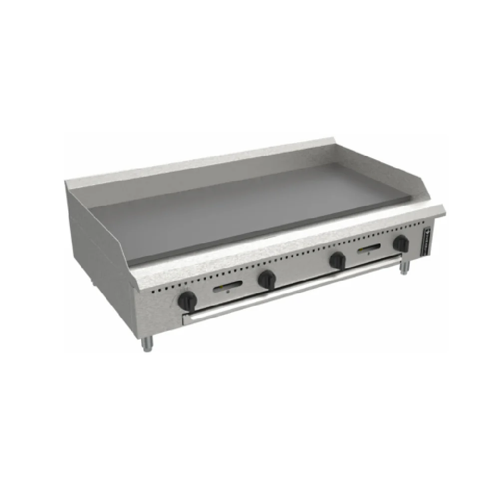 Venancio PGM48G-CT_NAT 48 Inch Gas Griddle Stainless Steel with 120000 BTU Venancio PGM48G-CT_NAT 48 Inch Gas Griddle Stainless Steel with 120000 BTU