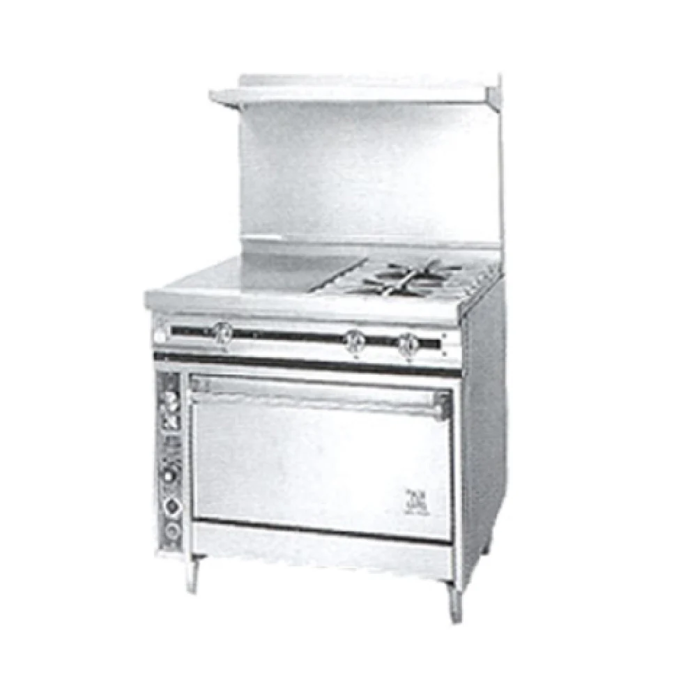 Jade Range JTRH-18G-2-36_NAT 36 Inch Gas Range with 2 Burners 140000 BTU