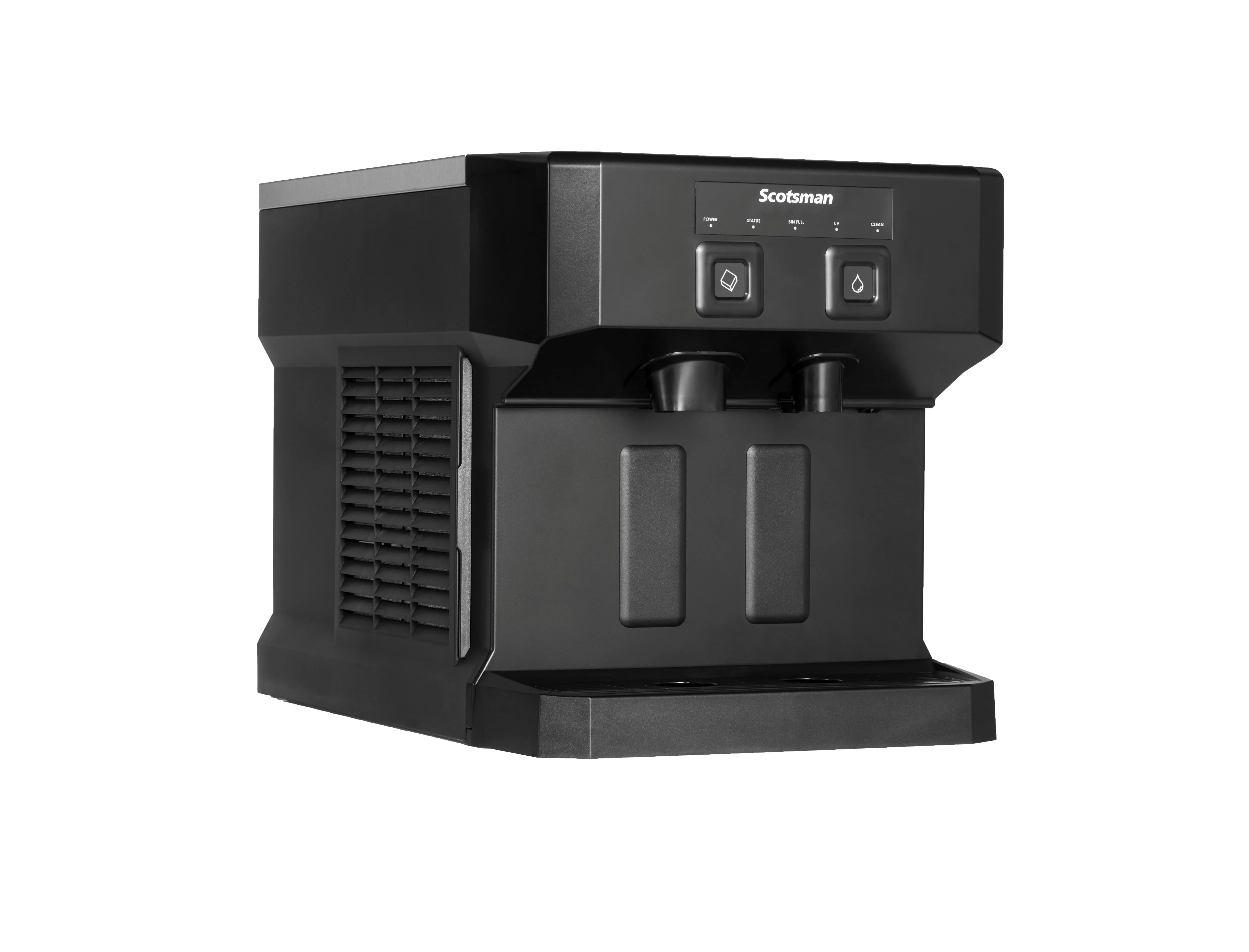 Scotsman HID207ABX-1 Air-cooled Ice and Water Dispenser Nugget Style Countertop with Antimicrobial Push-button Dispensing 196 Lb/Day Scotsman HID207ABX-1 Air-cooled Ice and Water Dispenser Nugget Style Countertop with Antimicrobial Push-button Dispensing 196 Lb/Day