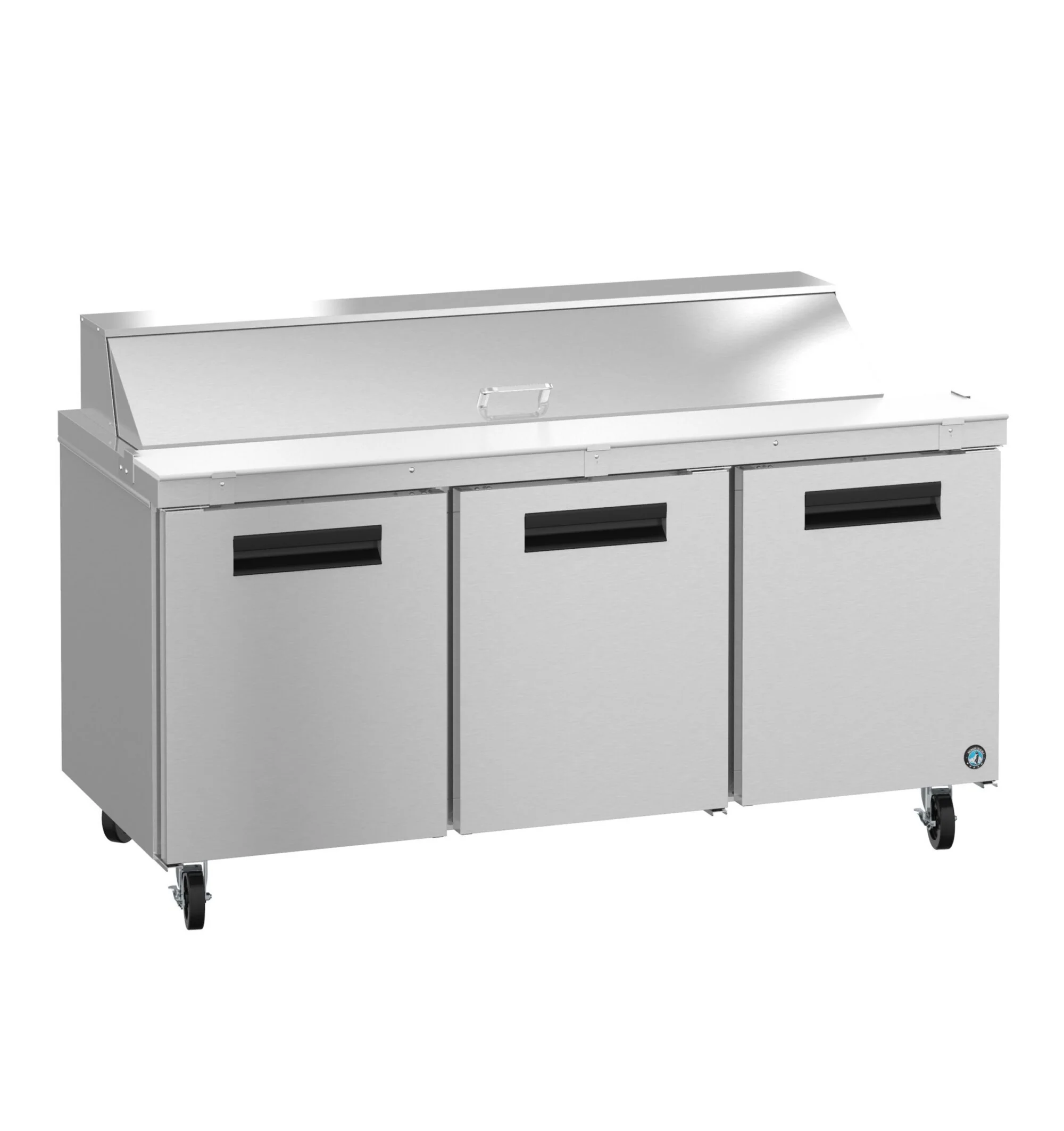 Hoshizaki SR72B-18 72 Inch Steelheart Sandwich Top Refrigerator 18 cu ft - 3 Section