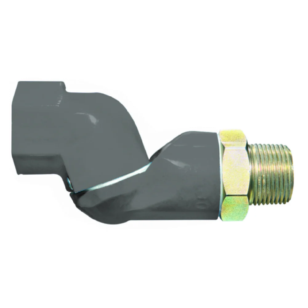 Dormont SM100-GRAY 1 Inch Swivel MAX 360 Degree Rotation Tubing Fitting Gray