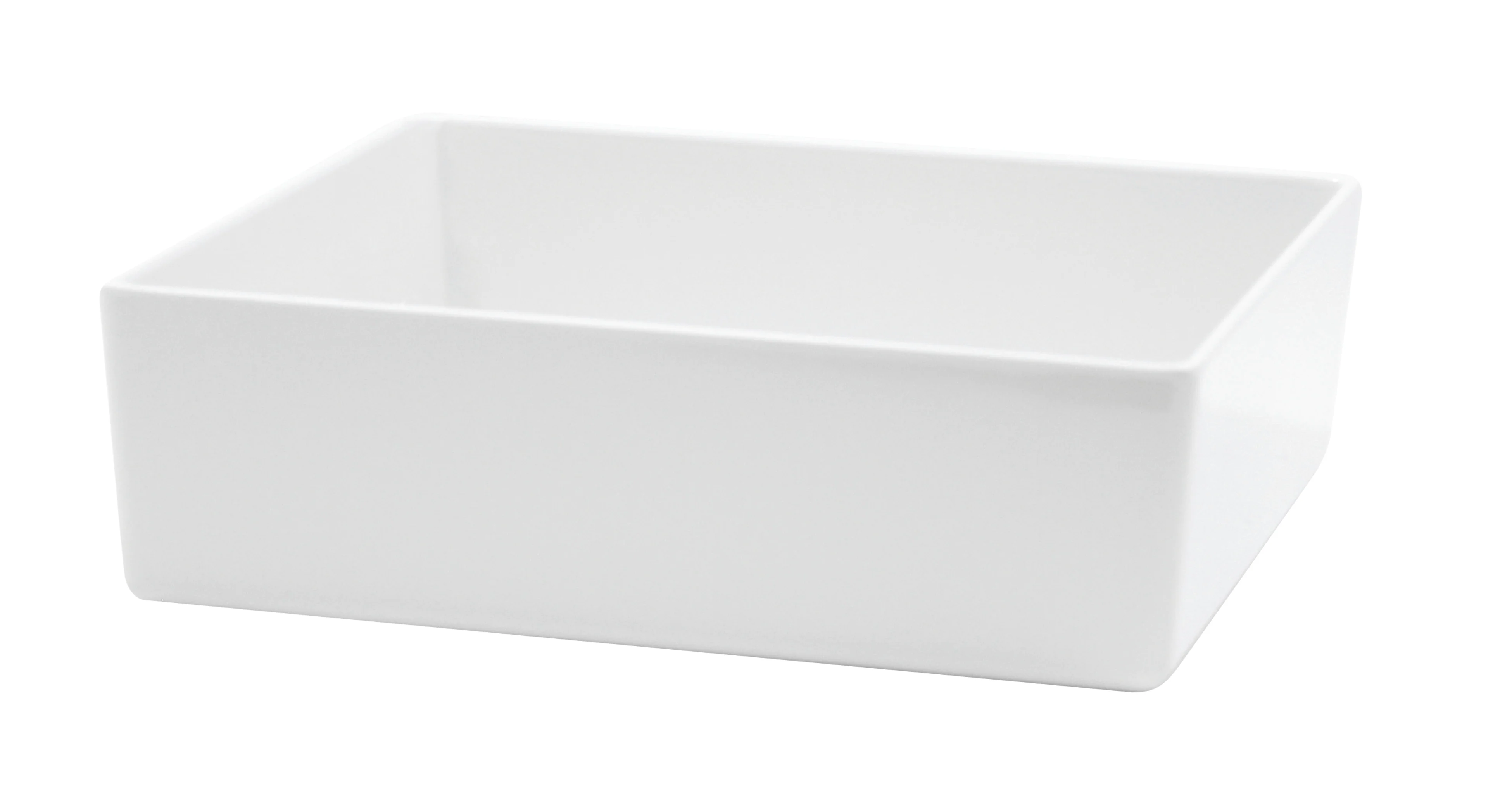 Tablecraft M4004WH 4 Qt Melamine Bowl Square White Dishwasher Safe Tablecraft M4004WH 4 Qt Melamine Bowl Square White Dishwasher Safe