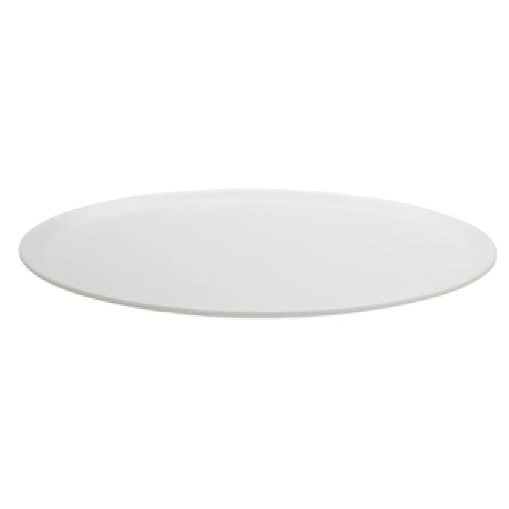 GET Enterprises ML-1400-AW 14 Inch Round Display Tray White Melamine GET Enterprises ML-1400-AW 14 Inch Round Display Tray White Melamine