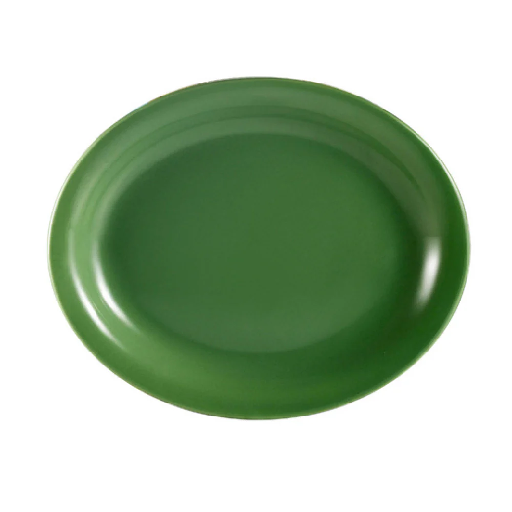 CAC China L-13NR-G 11-1/2 Inch Oval Platter with Narrow Rim Ceramic CAC China L-13NR-G 11-1/2 Inch Oval Platter with Narrow Rim Ceramic