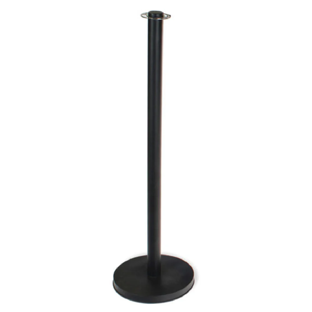 Forbes Industries 2758-EN 12-1/2 Inch Stanchion Post Steel Textured Black Finish Forbes Industries 2758-EN 12-1/2 Inch Stanchion Post Steel Textured Black Finish