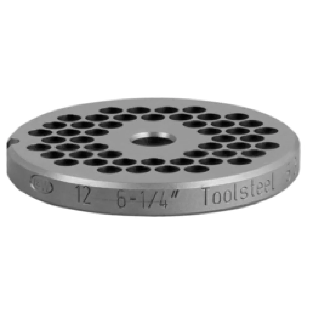 Alfa 12 1/4 HBLS Meat Chopper Plate Hub 12 Inch Chrome Vanadium Alloy Steel Alfa 12 1/4 HBLS Meat Chopper Plate Hub 12 Inch Chrome Vanadium Alloy Steel
