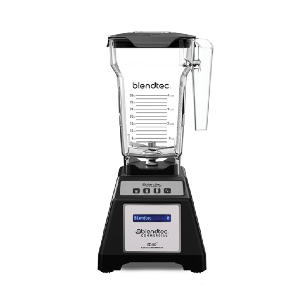Blendtec E600A0801-A1GA1A 7 Inch BPA Free Fourside Jar EZ600 Blender Countertop with Measurements Up To 44 Oz