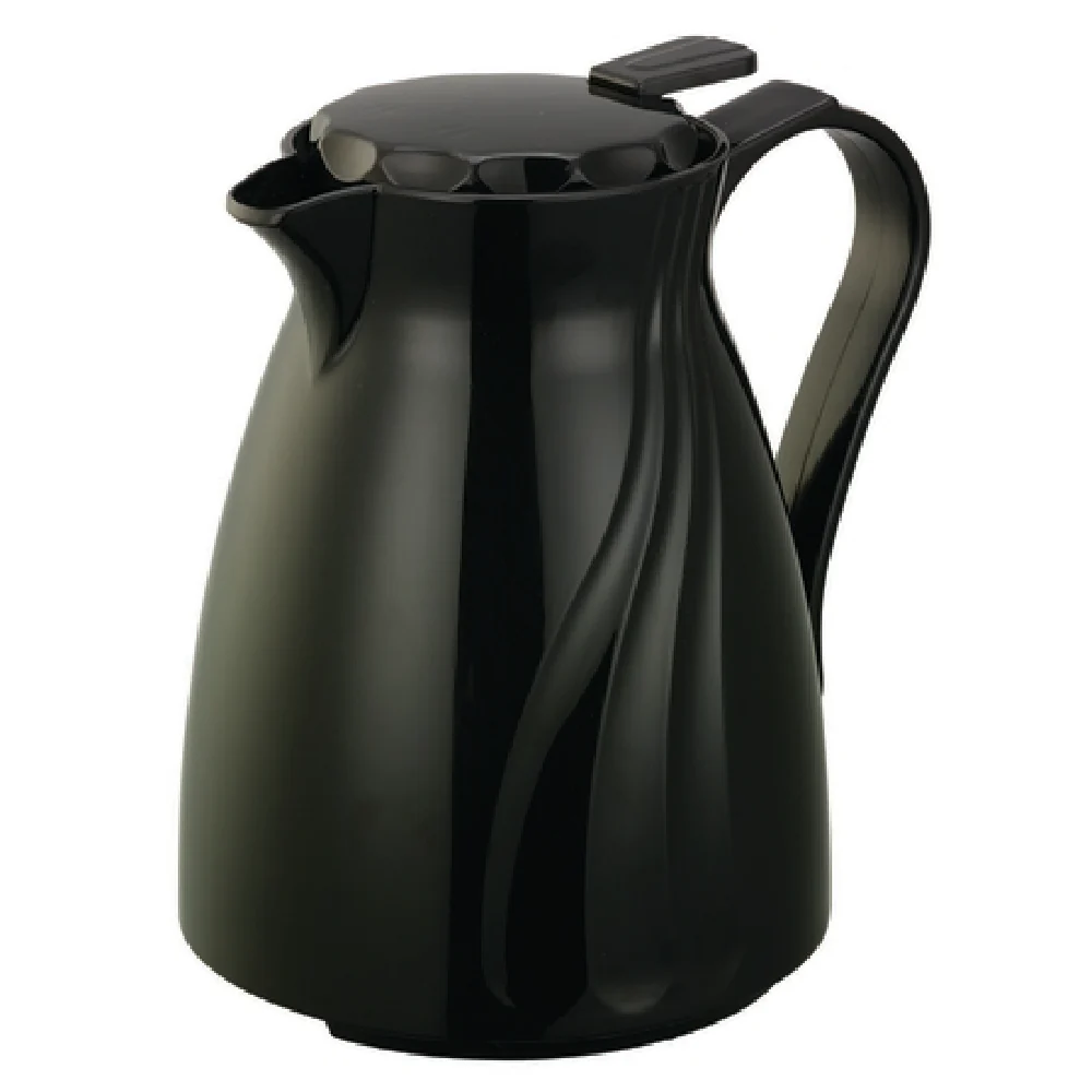Service Ideas TNSPB06BL 6 Inch Twist N Serv Carafe 20 Oz Foam Insulated Black Plastic Service Ideas TNSPB06BL 6 Inch Twist N Serv Carafe 20 Oz Foam Insulated Black Plastic