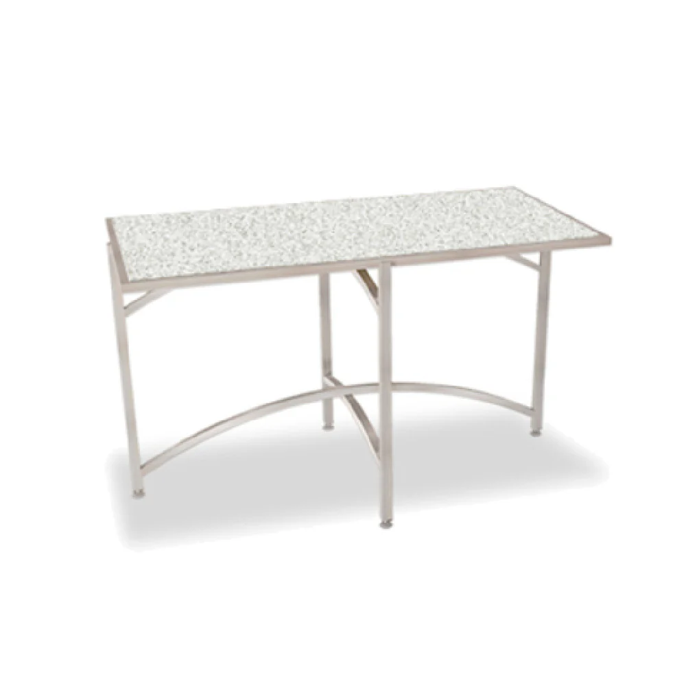 Forbes Industries 7039T-24 60 Inch Collapsible Folding Table Stainless Steel Brushed Finish