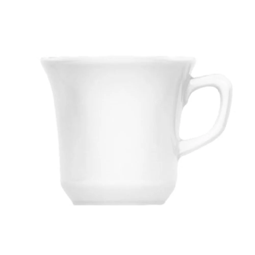 BauscherHepp 195172 7.77 Oz Cup Tall Porcelain Bonn - 36 Packs