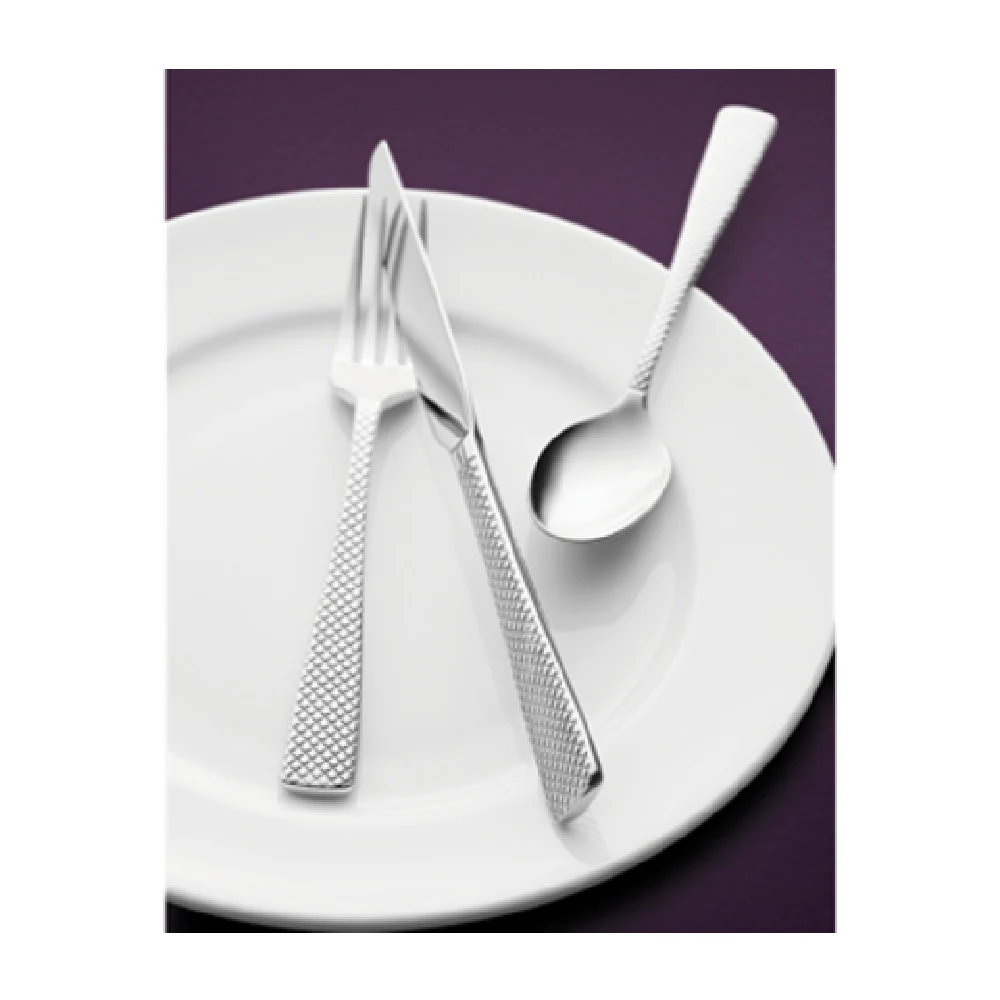 1880 Hospitality T057KBVF 7 Inch Butter Knife 18/10 Stainless Steel with Textured Handle 1880 Hospitality T057KBVF 7 Inch Butter Knife 18/10 Stainless Steel with Textured Handle