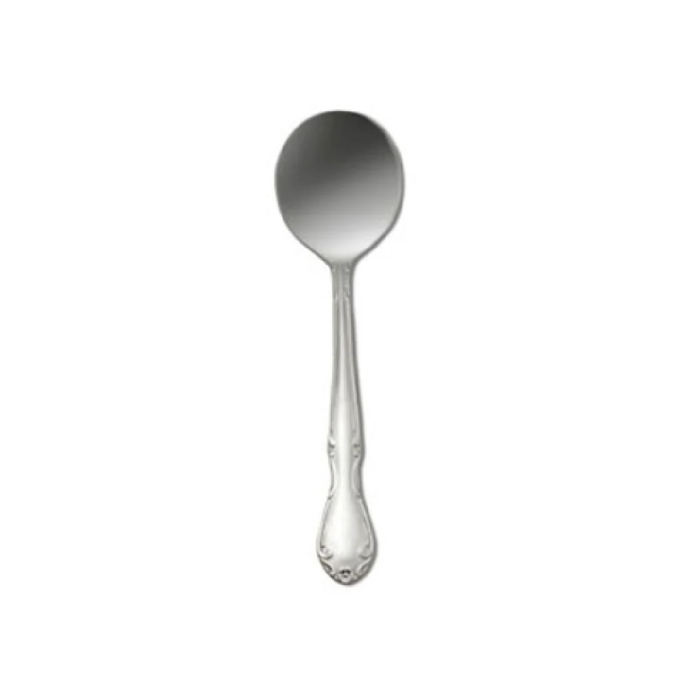 1880 Hospitality B072SBLF 6-1/4 Inch Bouillon Spoon Scrolled Border 18/0 Stainless Steel