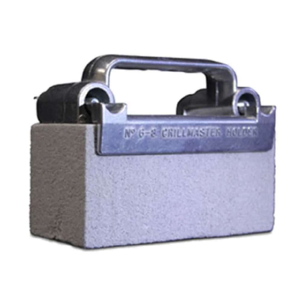 Town MBR-CLNR HOLDER 8 Inch Grill Pumice Stone Holder Stainless Steel with Ergonomic Design