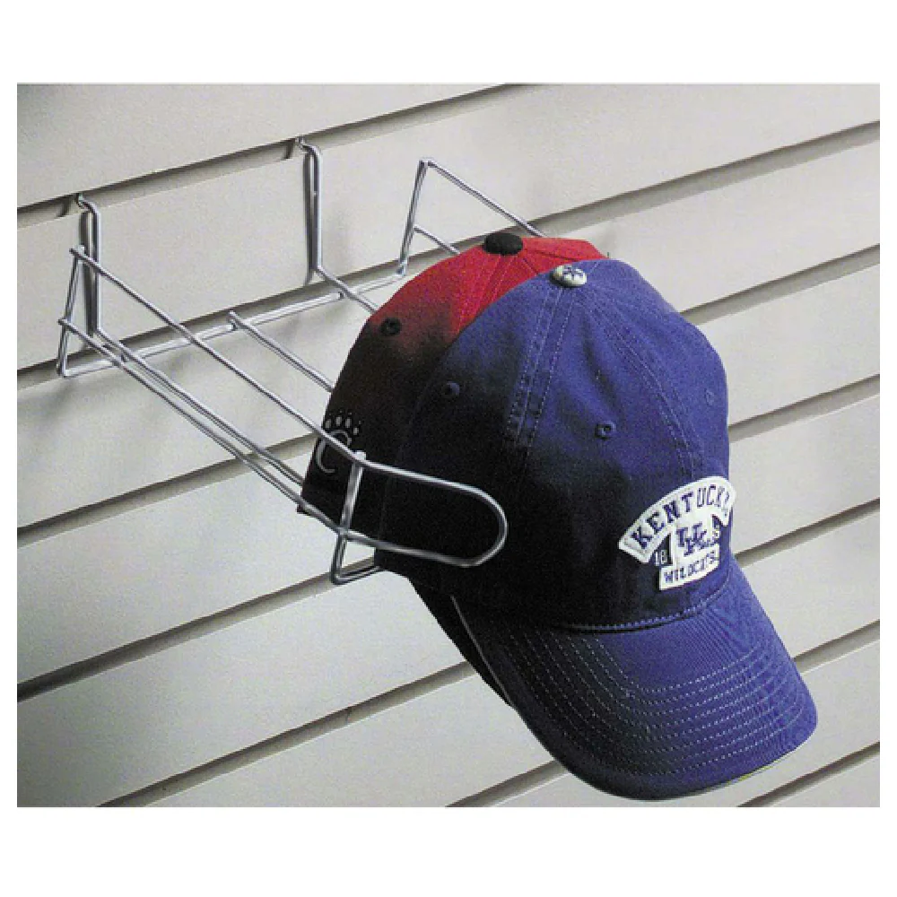 Hubert 61264 Slatwall Hat/Cap Display Rack Holds 10-caps 8-1/2 Hubert 61264 Slatwall Hat/Cap Display Rack Holds 10-caps 8-1/2