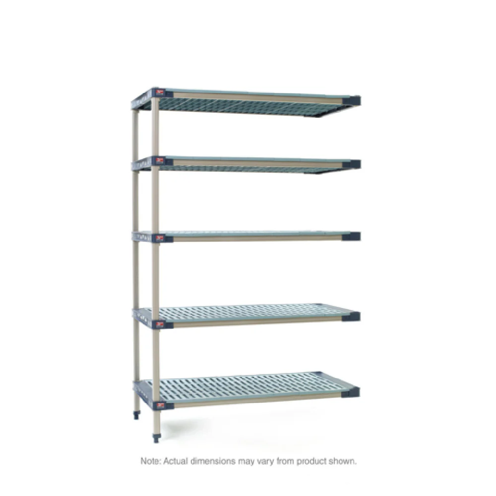 Metro 5AX427G4 30 Inch Blue Add-On Shelving Unit Antimicrobial Polymer Metro 5AX427G4 30 Inch Blue Add-On Shelving Unit Antimicrobial Polymer