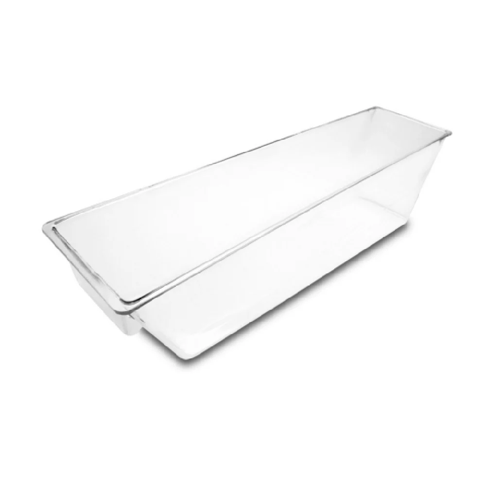 Steelite DFBFB27704 27 Inch Clear PETG Food Bin 3.5 Gallon with Ergonomic Design Steelite DFBFB27704 27 Inch Clear PETG Food Bin 3.5 Gallon with Ergonomic Design