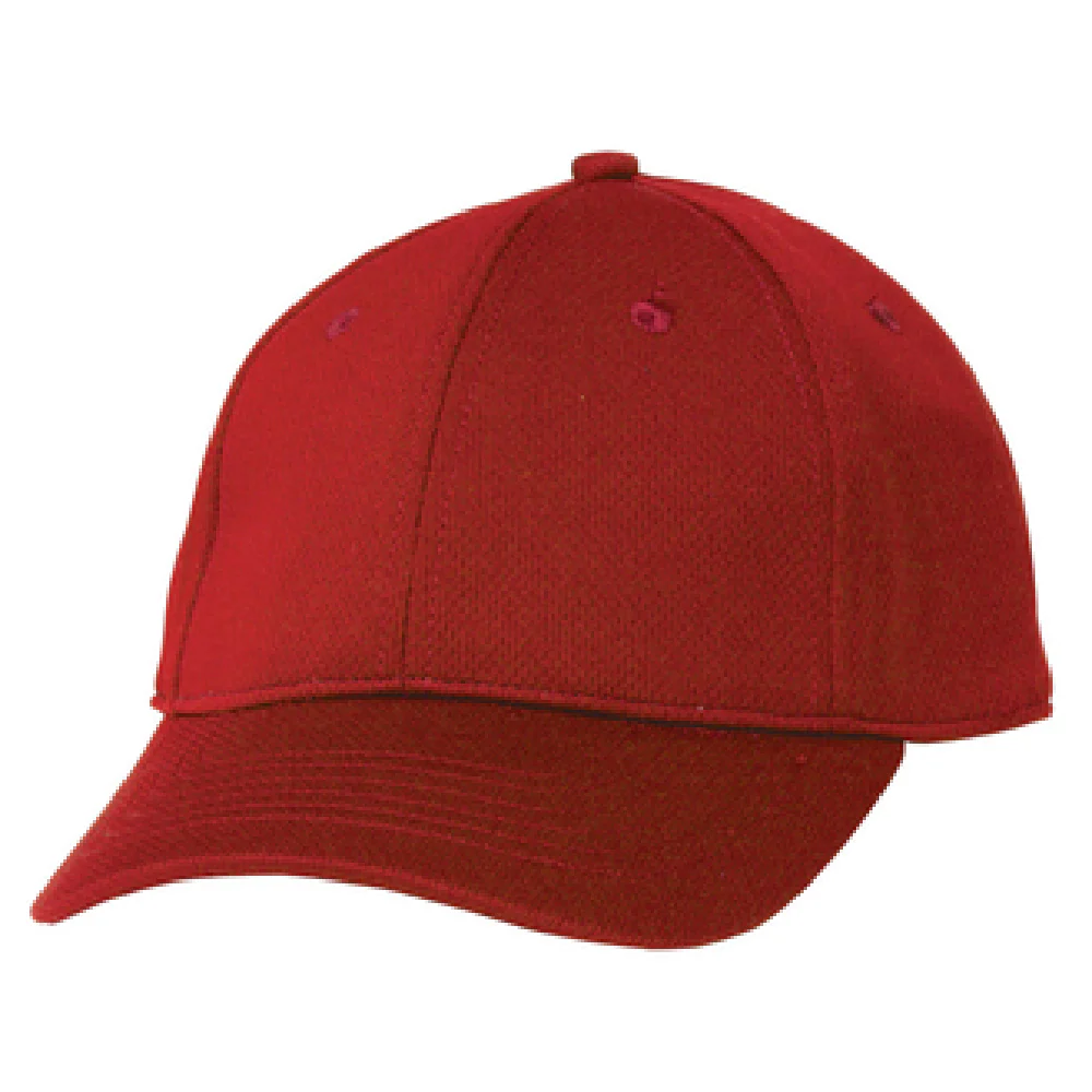 Chef Works HC008RED0 Baseball Cap Polyester All Over Cool Vent Red with Sweat Guard