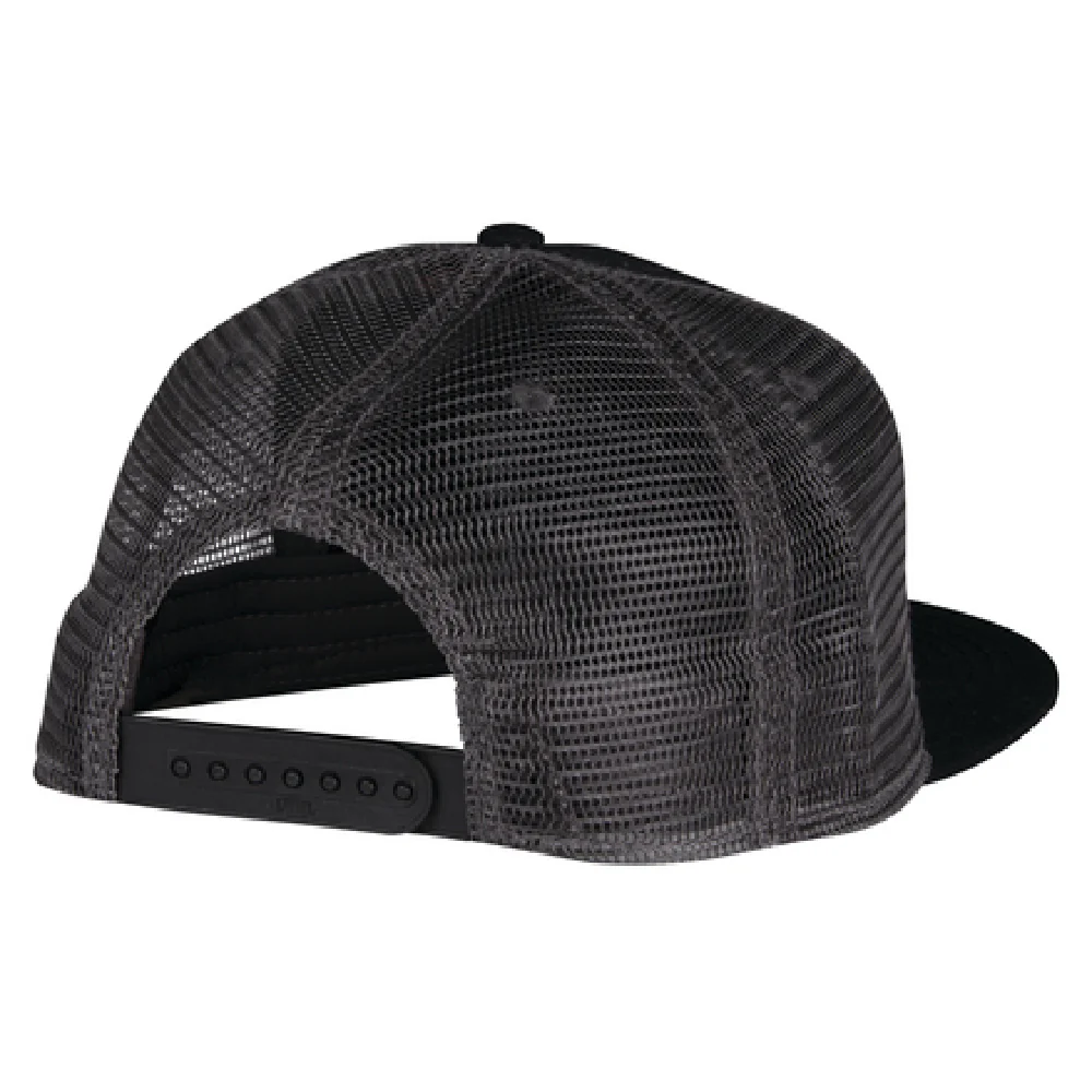 Chef Works 1541124BK5SM Skater Hat One Size Fits Most Black Cotton Twill Mesh Back Chef Works 1541124BK5SM Skater Hat One Size Fits Most Black Cotton Twill Mesh Back