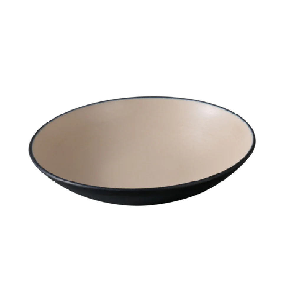 Yanco BM-307CL 12 Oz Two Tone Soup Bowl 7 1/2 Inch Melamine Pack of 48 Yanco BM-307CL 12 Oz Two Tone Soup Bowl 7 1/2 Inch Melamine Pack of 48