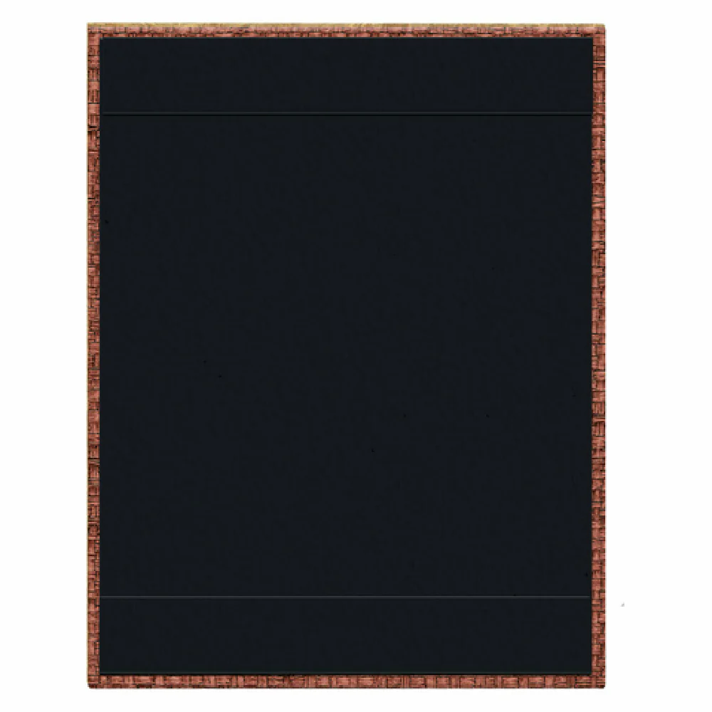 Risch RATTAN-1P2V 11X17 Rattan Menu Cover 11 Inch Single Panel with Strips Risch RATTAN-1P2V 11X17 Rattan Menu Cover 11 Inch Single Panel with Strips