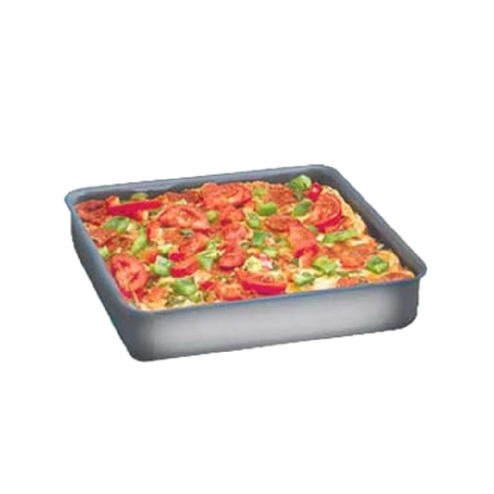 American Metalcraft HCSQ820 8 Inch Deep Dish Pan Solid Aluminum Seamless American Metalcraft HCSQ820 8 Inch Deep Dish Pan Solid Aluminum Seamless