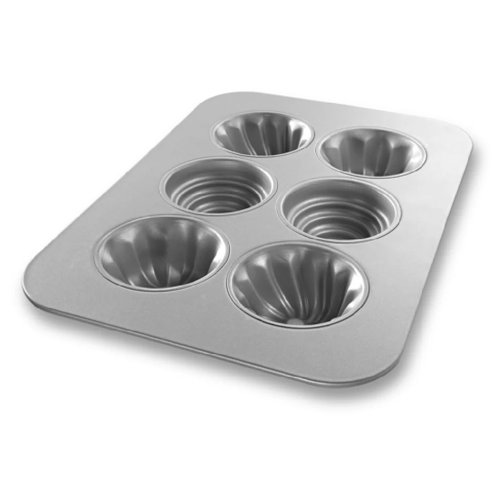 Chicago Metallic 25600 11 Inch Mini Cake Pan Assorted Cake Nonstick Aluminized Steel